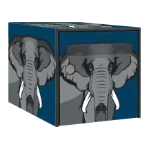Sticker boîte aux lettres personnalisé Elephant 4