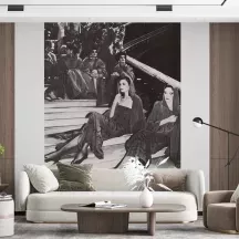 Papier Peint Panoramique Photographie Le Nouvel Observateur - Les mannequins aux Oscars de la Mode de l’Opéra