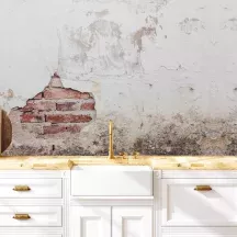 Papier Peint Panoramique Mur Cassé Briques