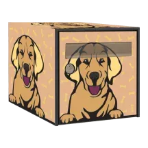 Sticker boîte aux lettres personnalisé Labrador 3