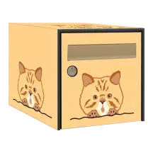 Sticker boîte aux lettres personnalisé Exotic Shorthair