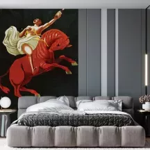 Papier Peint Panoramique Estampe - Affiche publicitaire Cinzano