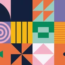 Affiche personnalisée Mid Century