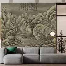 Papier Peint Panoramique Peinture 18e siècle Cong Fang - Paysage