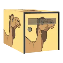 Sticker boîte aux lettres personnalisé Chameau 3