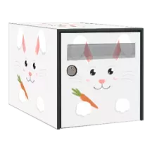 Sticker boîte aux lettres personnalisé Lapin