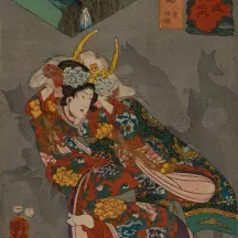 Affiche personnalisée Estampe 19e siècle Utagawa Kuniyoshi - Shimosuwa