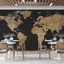 Papier Peint Panoramique Mappemonde 4