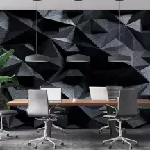 Papier Peint Panoramique Relief Noir 2