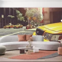 Papier Peint Panoramique Taxi