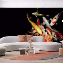 Papier Peint Panoramique Poissons Carpes Koï