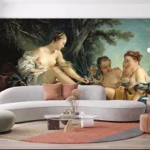 Papier Peint Panoramique Peinture 18e siècle François Boucher - Le Repos des nymphes au retour de la chasse