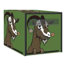 Sticker boîte aux lettres personnalisé Chèvre 3