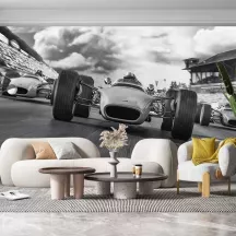 Papier Peint Panoramique Vintage Formula Race