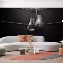 Papier Peint Panoramique Boxe Gants Vintage