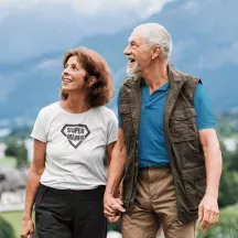 T-shirt femme 100% coton bio - Famille - "SUPER MAMIE"