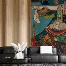 Papier Peint Panoramique Estampe 19e siècle Utagawa Kuniyoshi - Takasaki