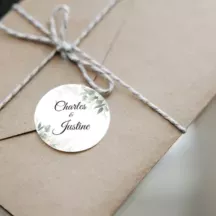 Stickers mariage personnalisés - Prénoms, date, photo et texte