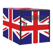 Sticker boîte aux lettres personnalisé Drapeau Grande Bretagne