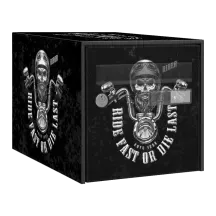 Sticker boîte aux lettres personnalisé Moto Biker