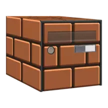 Sticker boîte aux lettres personnalisé Brique