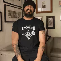 T-shirt homme 100% coton bio - humour - "Petit imbibé"