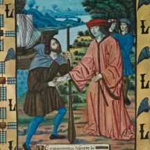 Affiche personnalisée Estampe 19e siècle - Le messager maritime