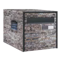 Sticker boîte aux lettres personnalisé mur