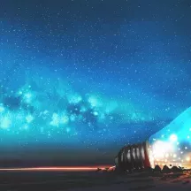 Affiche personnalisée Ampoule Interstellaire