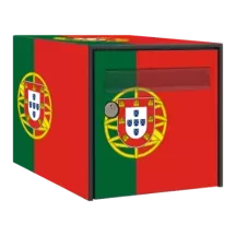 Sticker boîte aux lettres personnalisé Drapeau Portugal