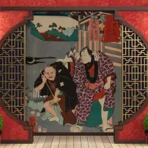 Papier Peint Panoramique Estampe 19e siècle Utagawa Kuniyoshi - Ōta