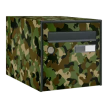 Sticker boîte aux lettres personnalisé Militaire