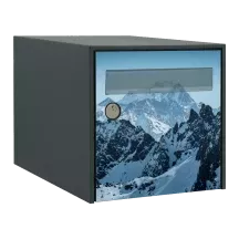 Sticker boîte aux lettres personnalisé Montagnes