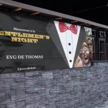 Banderole EVG & EVJF personnalisée - Photo, prénom et texte