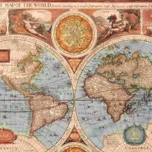 Affiche personnalisée Carte Ancienne