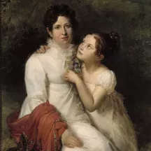 Affiche personnalisée Peinture 19e siècle François Gérard - Portrait de Madame Bauquin Du Boulay