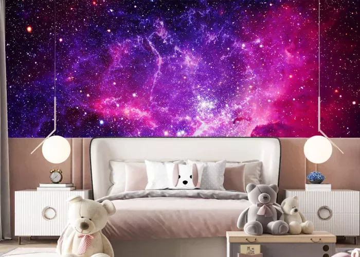 Papier Peint Panoramique Galaxie