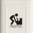 Stickers Signe Homme Femme Toilettes