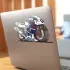 Stickers Caricatures Moto