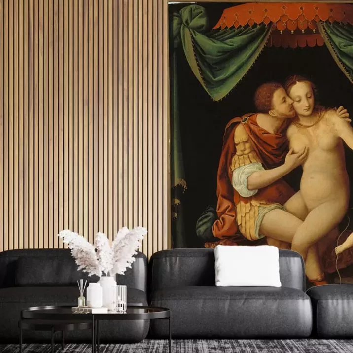 Papier Peint Panoramique Peinture 16e siècle Bernardino Lanino - Mars et Vénus