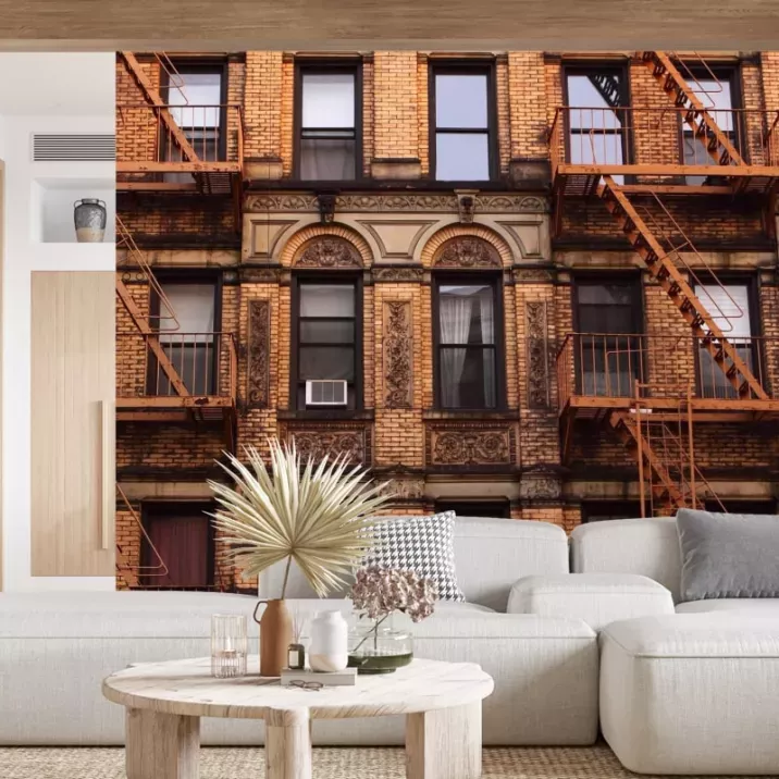 Papier peint Panoramique Immeuble Vintage