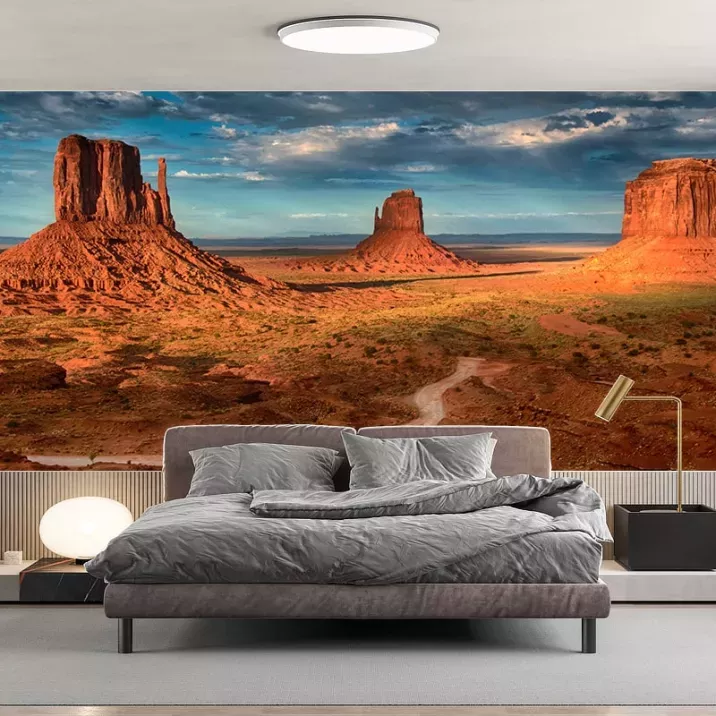 Papier Peint Panoramique Monument Valley Désert