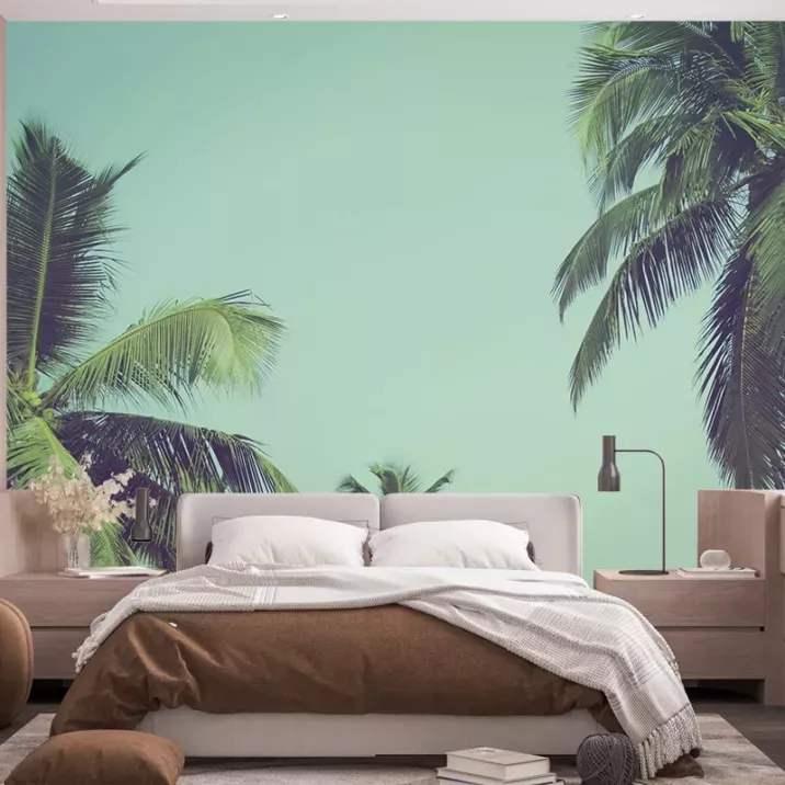 Papier Peint Panoramique Palmier Ombre 3