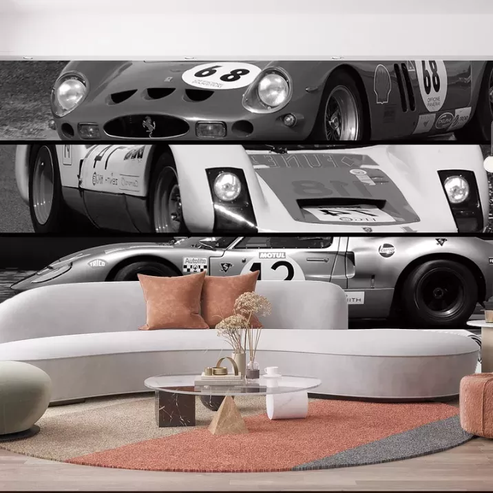 Papier Peint Panoramique Voiture Vintage Le Mans