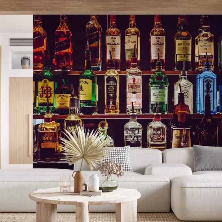 Papier peint Panoramique Bar Alcool 2