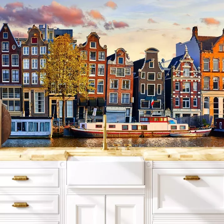 Papier Peint Panoramique Ville Amsterdam