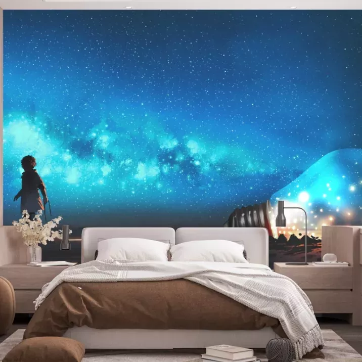 Papier peint Panoramique Ampoule Interstellaire