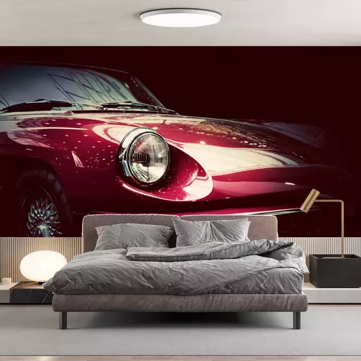 Papier Peint Panoramique Vintage Car