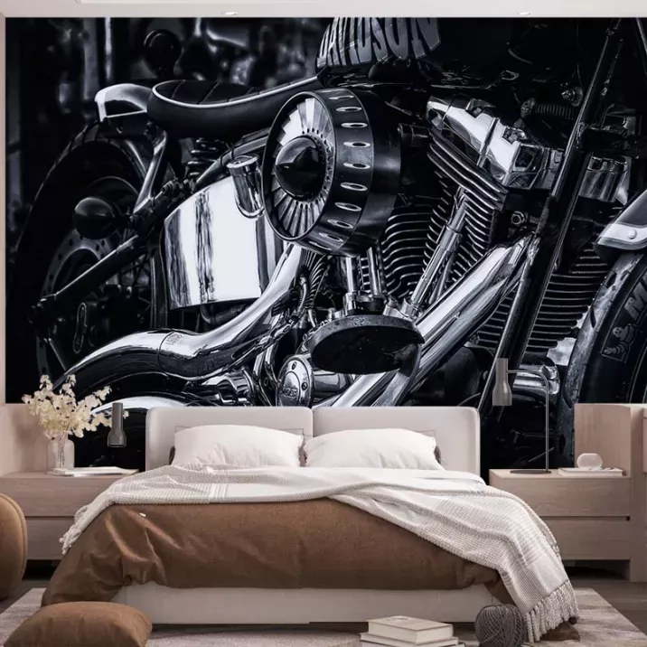 Papier Peint Panoramique Moto Kustom