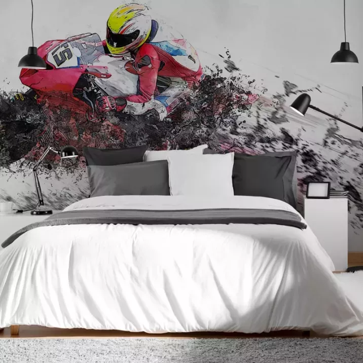 Papier Peint Panoramique Moto GP